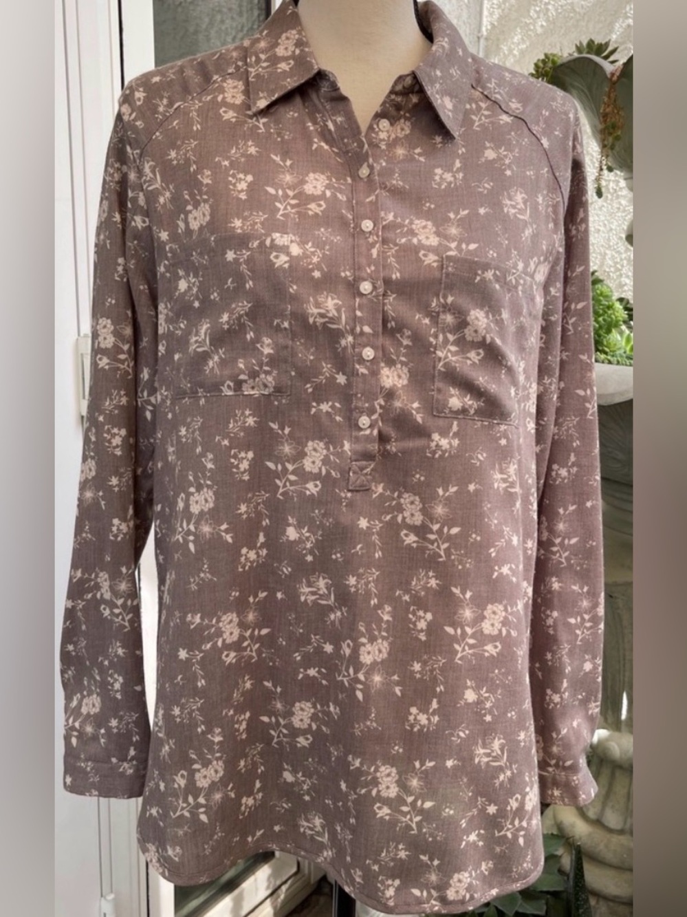 Ace Delivery Button Front Blouse